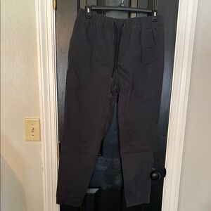 Old Navy Men's Black Twill Joggers